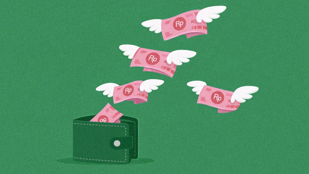 gaji keluar masuk tanpa sisa